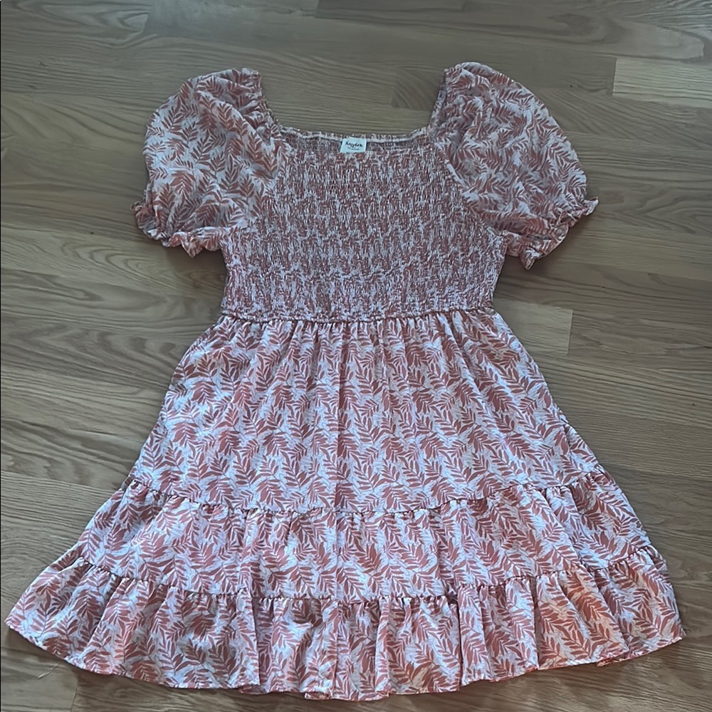 Hayden Pink Patterned Midi Dress